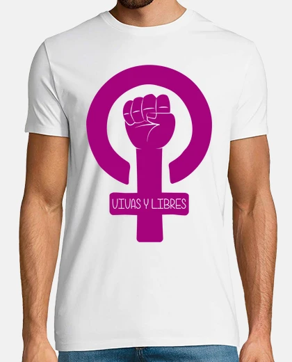 Camiseta Vivas y libres - claro