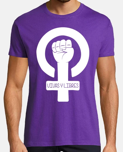 Camiseta Vivas y libres - oscuro