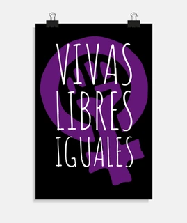 Vivas, Libres e Iguales (Póster)