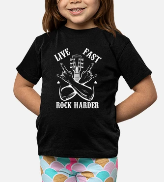 Camiseta rockera niño fashion