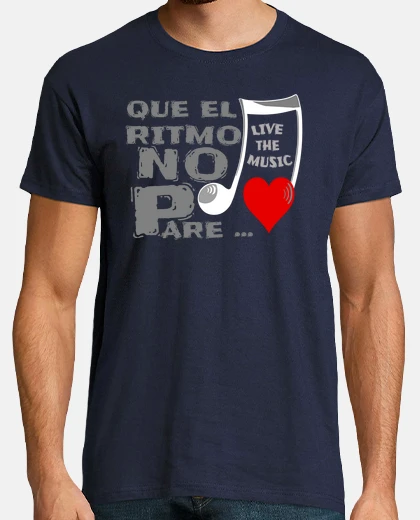 Camiseta Vive la música