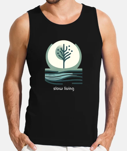 Tee-shirt vivre lentement