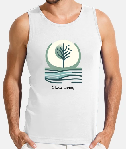Tee-shirt vivre lentement