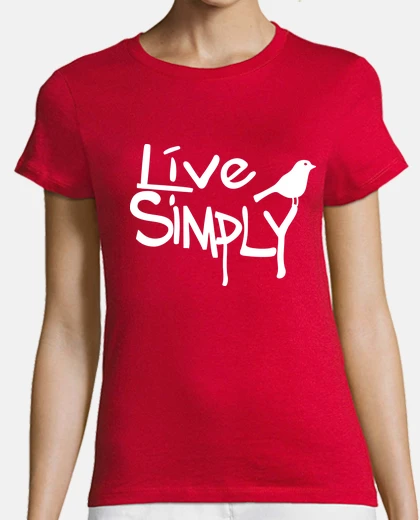 Tee-shirt vivre simplement