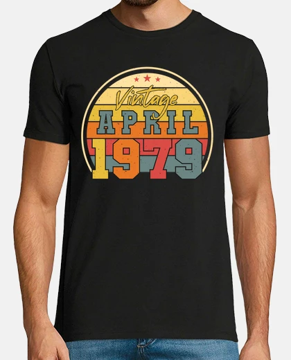 Tee-shirt voeux d39anniversaire avril 1979
