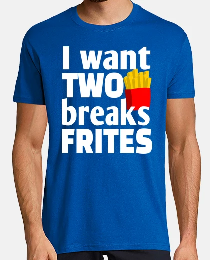 T-shirt voglio rompere le patatine