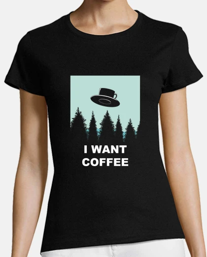 T-shirt voglio un coffee