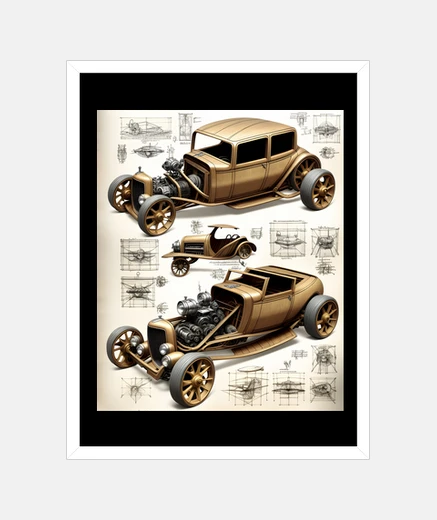 Cadre Voiture 1 Hot Rod