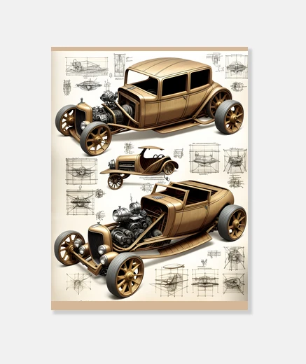 Tableau Voiture 1 Hot Rod