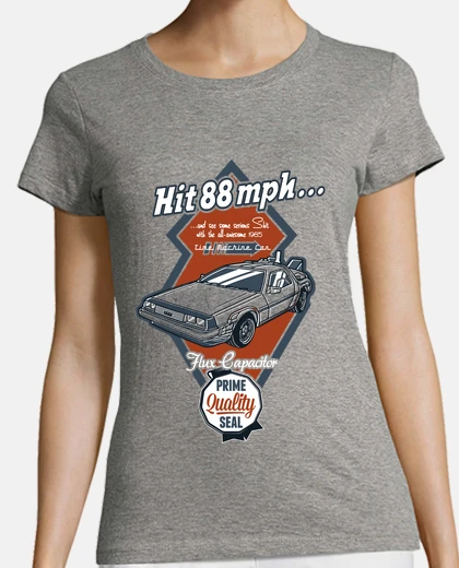 Tee-shirt voiture machine de temps