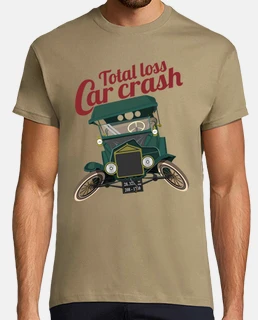 voiture antique écrasé