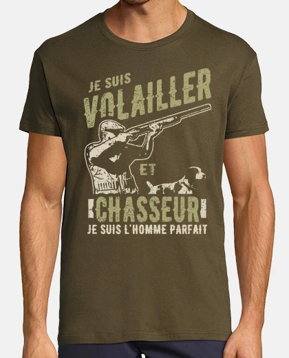 Tee-shirt volailler et chasseur