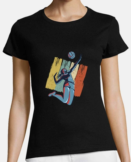 Playera Volleyball Beachvolleyball Retro