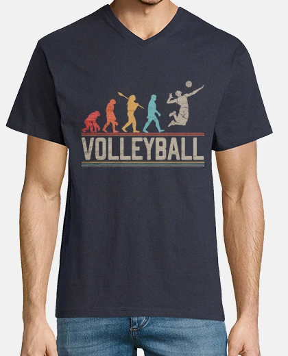 T-shirt Volleyball Evolution Pallavolo Voleibol