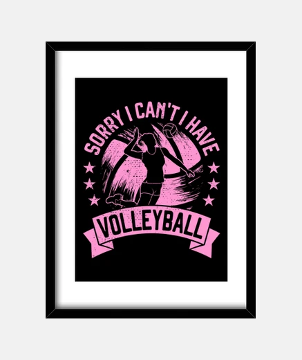 Quadro Volleyball Girl Pallavolo e Beach Volle