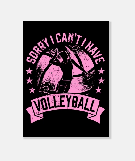 Stampa Volleyball Girl Pallavolo e Beach Volle