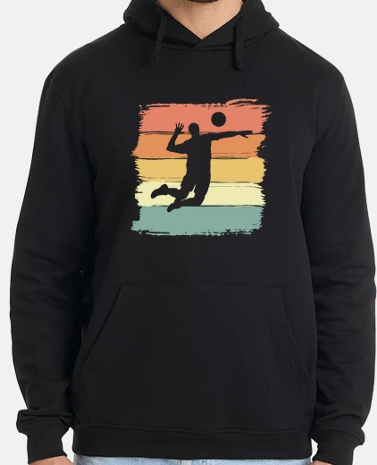 Sudadera volleyball retro vintage for volleyball