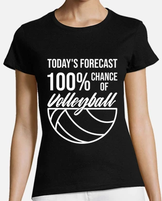 Volleyball forecast t shirt tostadora