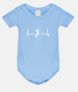Volleyball Heartbeat Line Funny Gift