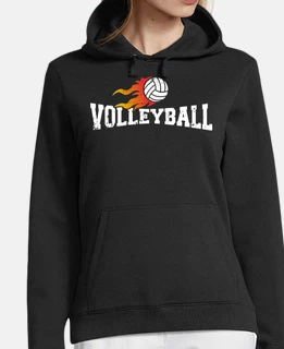 volleyball on fire