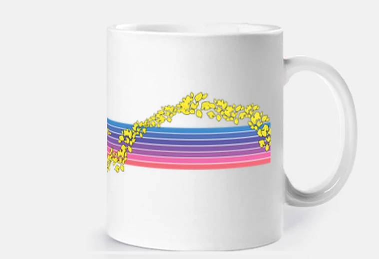 Tazza volo di pappagalli