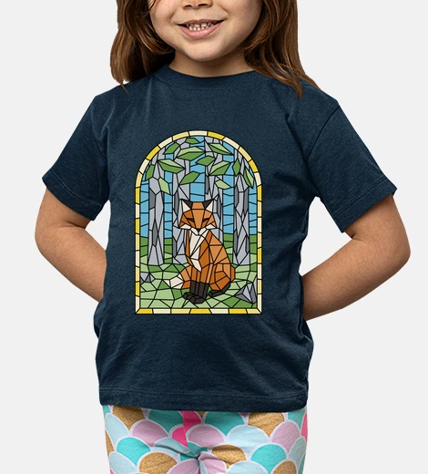 Abbigliamento volpe in vetro colorato - bambini