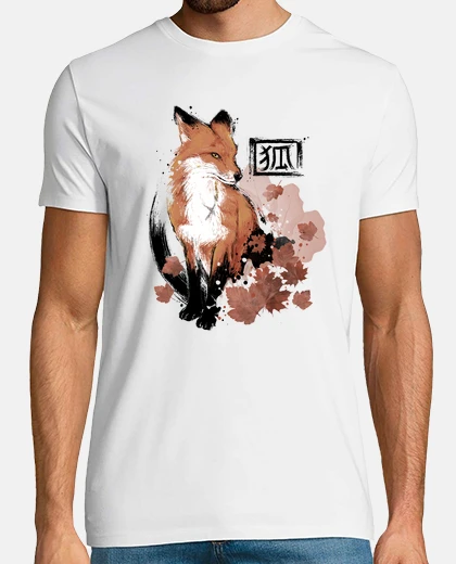 T-shirt volpe rossa