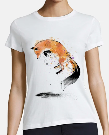 T-shirt volpe rossa jum pin g nlei snow