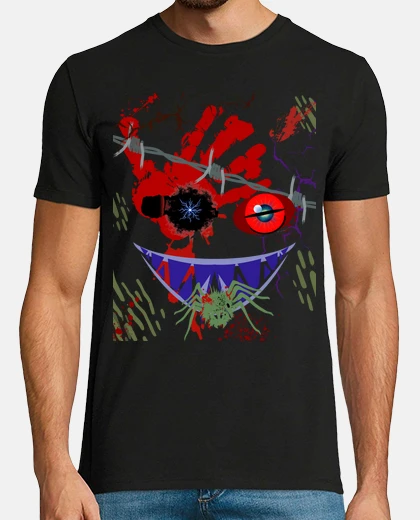 T-shirt volto horror