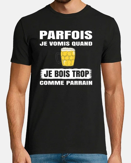T-shirt Vomito famiglia barzelletta sulla birra