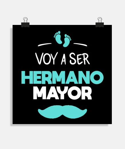 Póster Voy a ser hermano mayor