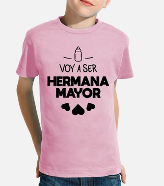 Playera voy a ser hermana mayor