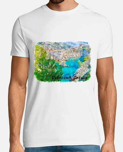 Tee-shirt voyage dubrovnik croatie