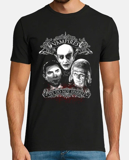Tee-shirt vrais vampires -  homme   tee shirt 