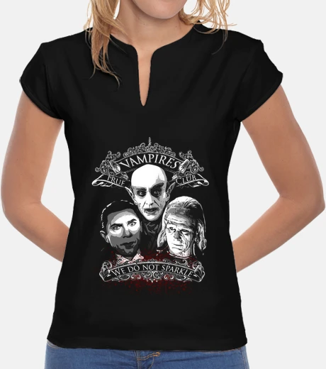 Tee-shirt vrais vampires - t-shirt  femme 