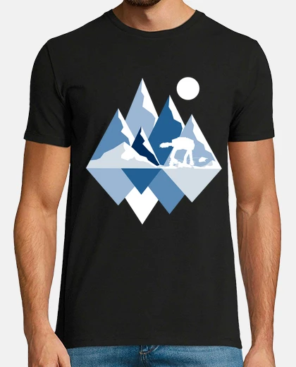 Tee-shirt vue de la planète de glace