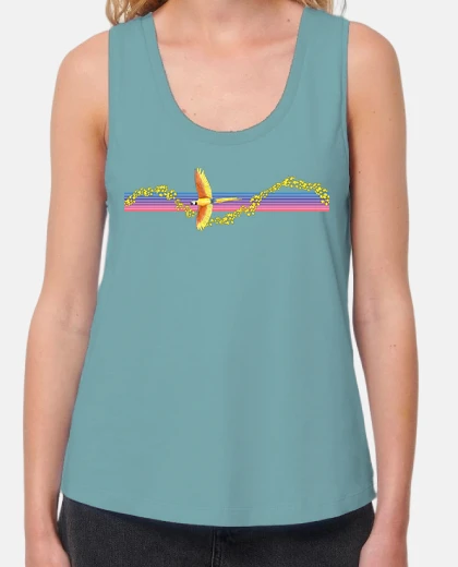 Camiseta vuelo de loro
