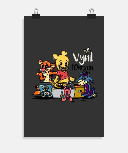 Poster Vynil l'Ourson