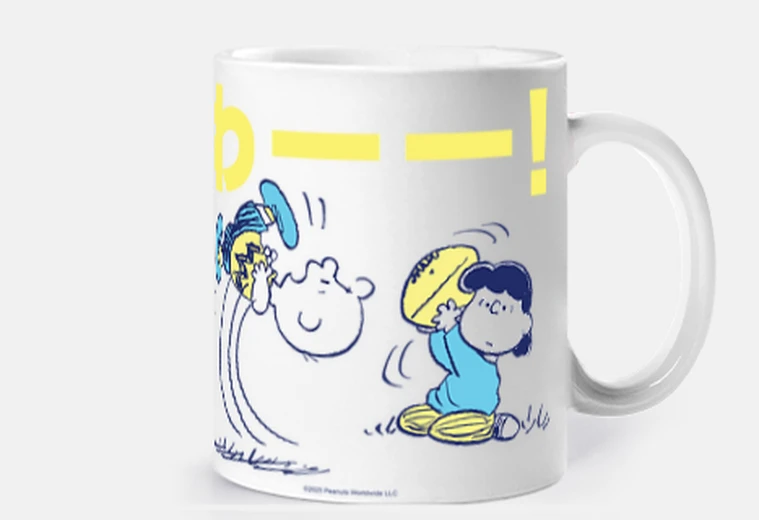 Mug waaa good sang lucy charlie brown