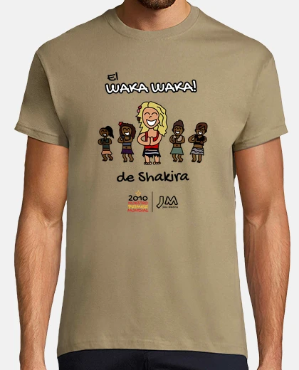 Tee-shirt Waka Waka de Shakira - Coupe du monde 2