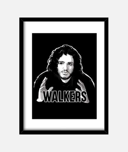 Framed walkers - jon snow - aliens meme