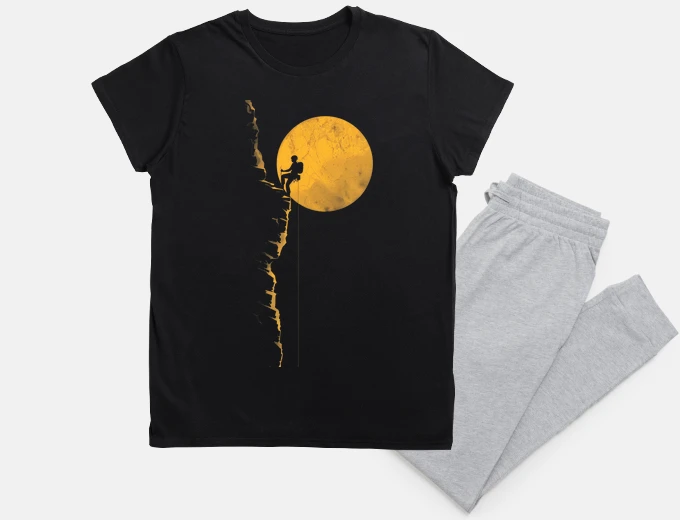 Pyjama wall climbing