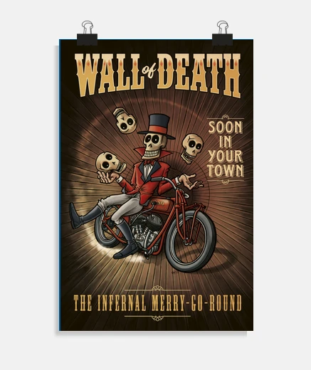 Poster wall of death
