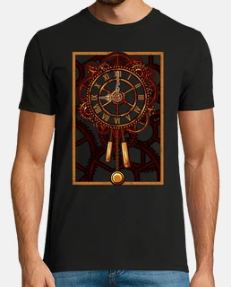 wall clock steampunk gears