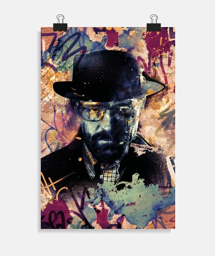 Poster walter white street art