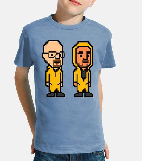 Ropa Walter White y Jesse Pinkman 8bit (Camiseta Niño)