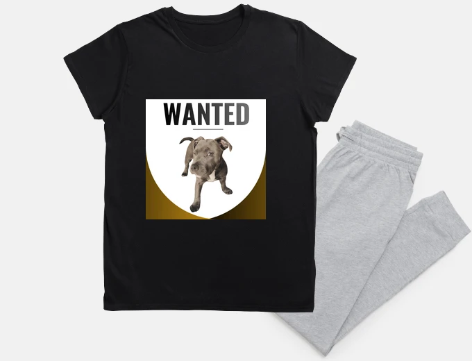 Pyjama want staffie