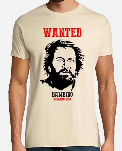 T-shirt Wanted Bambino, Bud Spencer