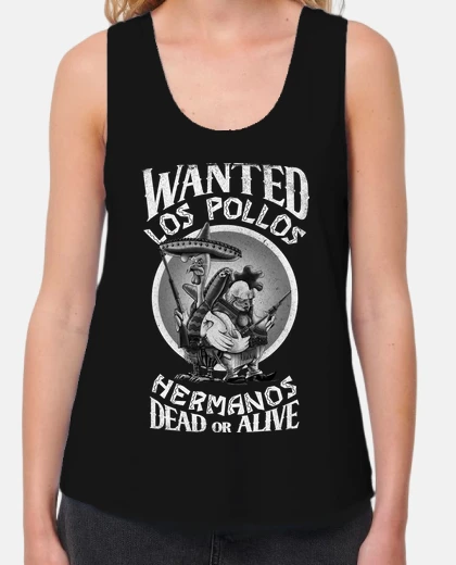 Camiseta Wanted Los Pollos Hermanos - fondo oscuro