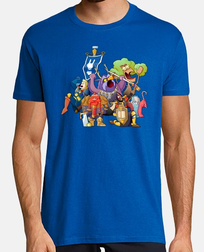 T-shirt warcraft pals t-shirt da uomo qualità extra